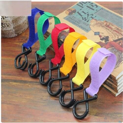Baby Stroller Accessories Multi Purpose Length Adjustable Baby Stroller Hook Shopping Pram Wheelchair Carabiner Clip 10pc/lot