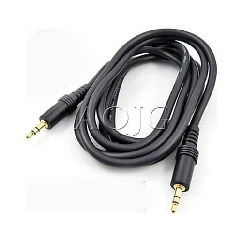 3.5mm Jack Male to 3.5 Male M/M Headphone Audio Stereo AUX Cable Auxiliary Cord for iPhone Car Speaker Earphone MP3 Gold Plated