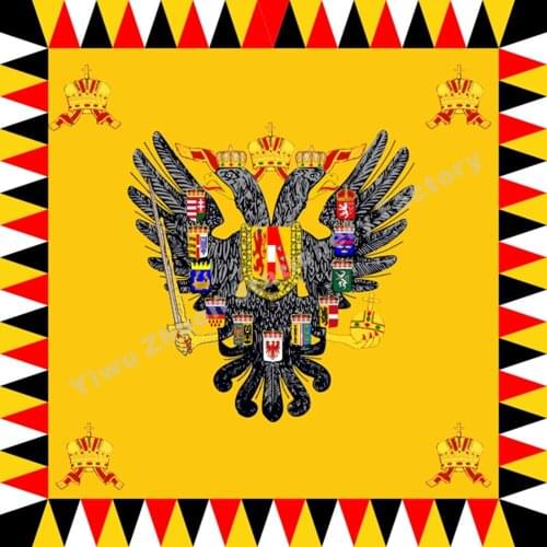Austro Hungarian Empress Standard Before 1915 Flag 120X120cm (4x4FT) 120g 100D High Quality Banner Free Shipping