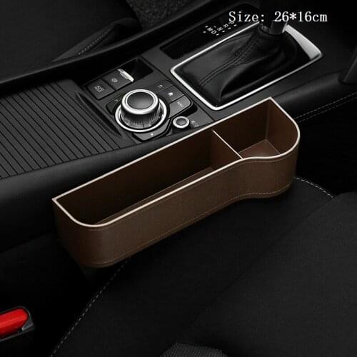 Car Sundries Storage Box Compressible Debris Caught Between The Cracks Garbage Boxes Phone Wallet Container Storage Organizer