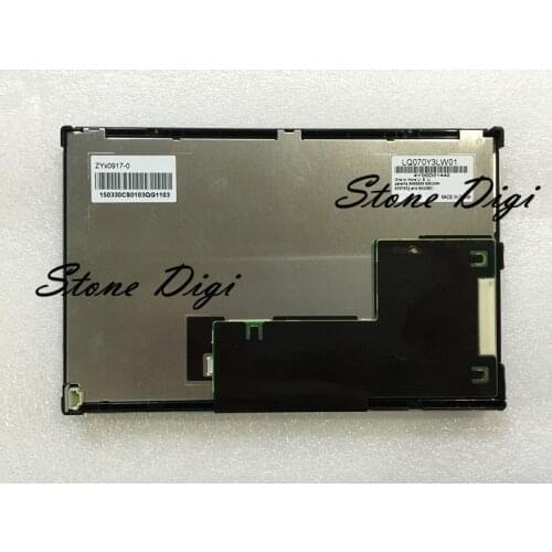 Free shipping Original LQ070Y3LW01 LQ070Y3LWO1 A+ 7" inch LCD screen for Industrial Equipment 800*480
