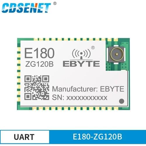 2.4GHz ZigBee3.0 Wireless Module EFR32 SoC 32-bit ARM Cortex -M4 Kernel PA Stamp Hole ETransceiver Receiver IoT E180-ZG120B