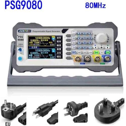 PSG9080 Signal Generator 80MHZ Programmable Dual Channel Arbitrary Waves Generator Signal Amplitude Modulation frequency