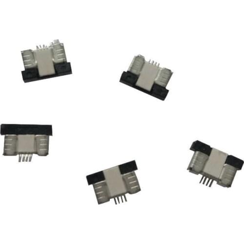 4 Pin 0.5mm 1mm Pitch FFC/FPC Flexible Flat Cable ZIF Connector Top Contact 10PS