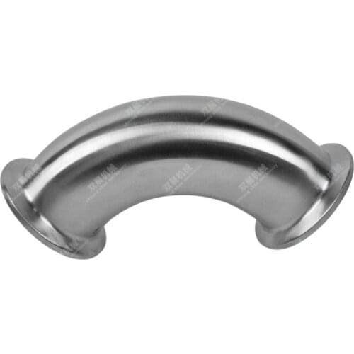 7MP 1.5 inch and 1inch Tri Clamp 90 Degree Elbow SS304 Sanitary Stainless Steel Bend