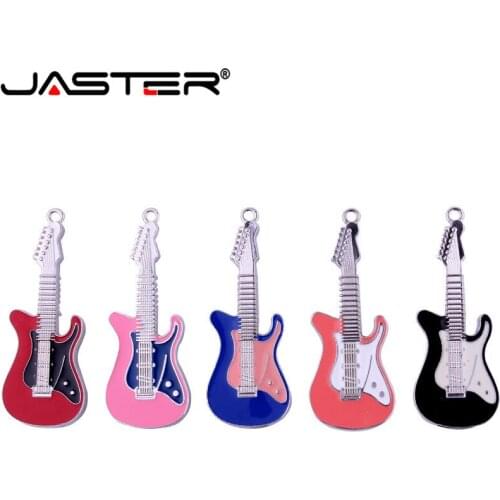JASTER metal guitar usb flash drive pen drive musical guitars model memory Stick pendrive 4GB 8G 16GB 32GB 64GB u disk gift