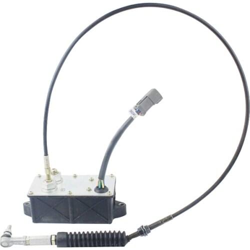 Square governor motor 139-3917 with single cable, 5 pins for E312B 312B excavator