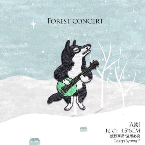 Cartoon Animal Embroidery Iron on Patches Stripes Thermo Stickers on Clothes Application Fusible Clothing Patch Applique Tops