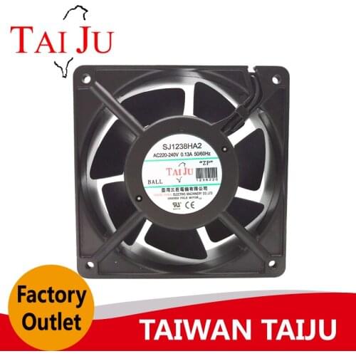 TAIWAN TAIJU SJ1238 AC Axial Fan 120×120×38mm (7 blades )