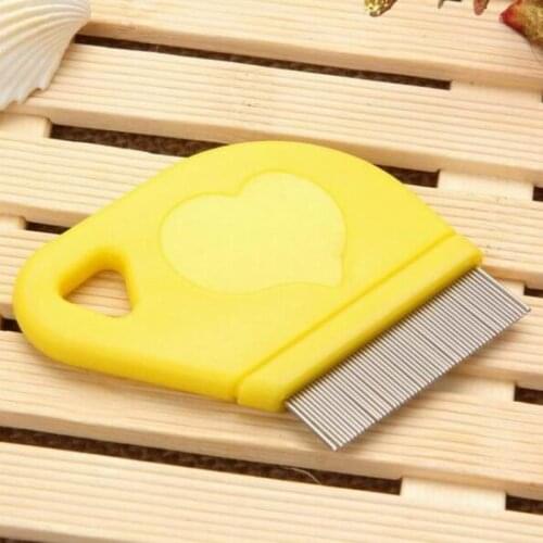 Wholesale GOOD lice comb stainless steel detangle hair brush nit flea remove louse comb for hair care headlice cleaning tool