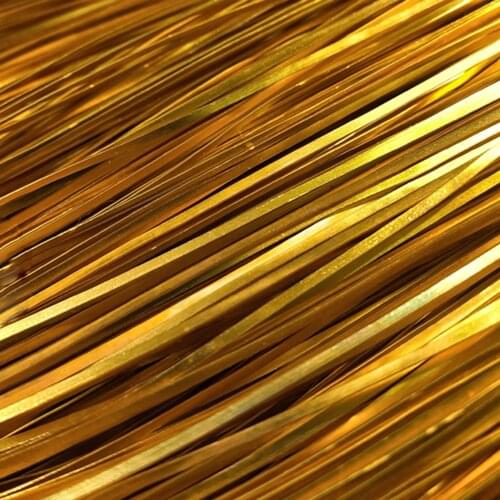 Rock color sand painting wire aluminum oxide golden silk flat wire 0.3mm/0.5mm enamel painting material handmade diy 500g