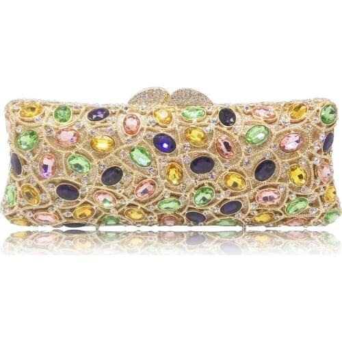 Bridal Wedding Party Clutches Bags For Women Evening Bag Rhinestones Small Purse Party Wedding Ladies Cross body Shoulder Bags