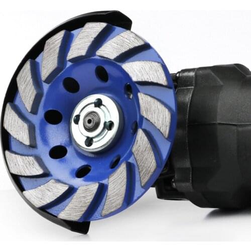 Angle Diamond Polishing Wheel Cup Bowl Alloy Steel Vibration-free Trimming Disc Piece Grinding Machine Tool Accessory