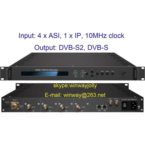 VEK-3402E, DVB-S2 encoder modulator, ASI to DVB-S2 modulator