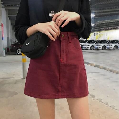 WERUERUYU Casual Corduroy Pencil Skirt For Women Korean Fashion High Waist S Autumn Chic Split Mini Harajuku