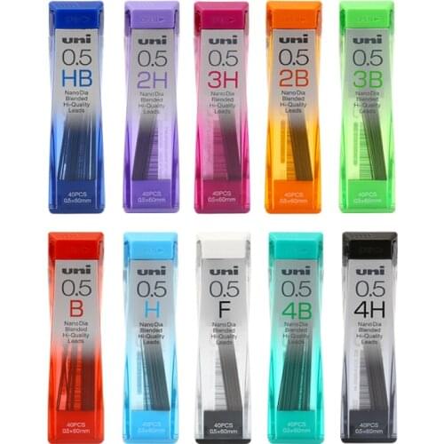 Japan automatic pencil refill 0.3 / 0.5 / 0.7 / 0.9mm 2B / HB / 2H active nano graphite pencil refill 202ND