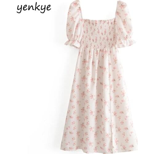 Yenkye Short Sleeve Dresses