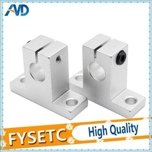 1PC Linear Rail Shaft SK8 SH8A SK10 SK12 SK16 Aluminum Block 8/10/12/16mm Router Support XYZ Table CNC Sliding Router Bracket