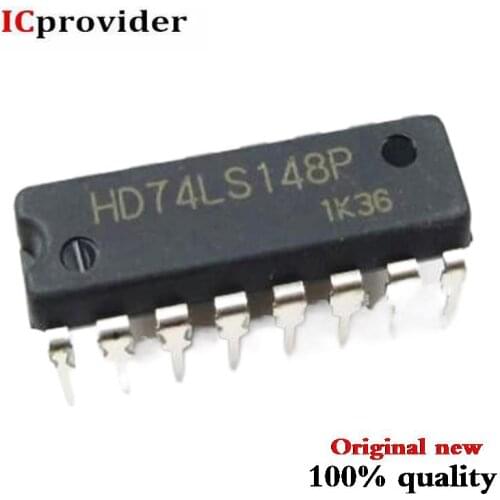100pcs/lot HD74LS148P HD74LS148 74LS148 DIP16 IC Best quality