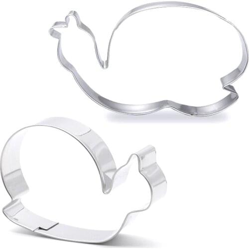 Special snail Shape biscuit cookie cutter Steel biscotti sugarcraft cutters For Kids Bakeware DH091