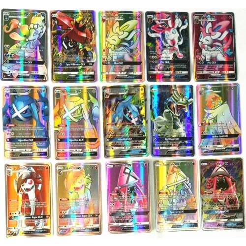 2020 NEW GX EX MEGA Flash Card Pokemones Battle Game Card Collection Cards English Version Toy Childrens Gifts Christmas Gifts