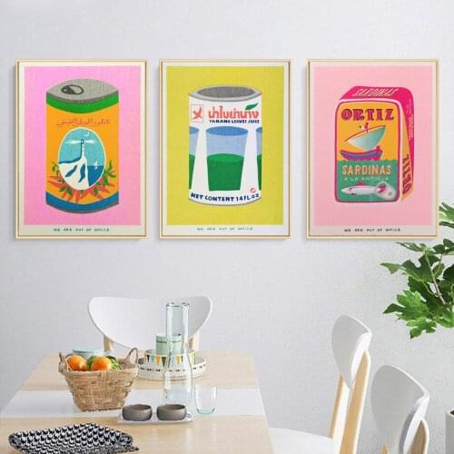 Abstract Vintage Wall Art Canvas Painting Boho Plant Sun Woman Body Line Posters And Prints Wall Pictures For Living Room Decor