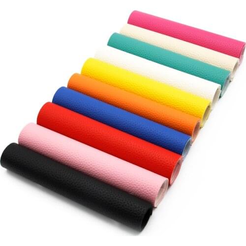 David accessories 20*33cm Solid Lychee Faux Synthetic Leather For Bow-knot Bags Wallet Phone Cover Scrapbook DIY,1Yc12563