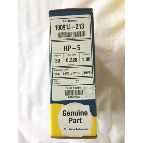 For 19091J-213 Agilent GC Column HP-5 30m, 0.32mm, 1.0u