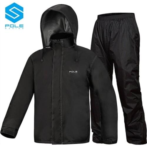 Pole raincoat mens and womens cycling suit Motorcycle raincoat, double layer, full body fishing, hiking, rain proof