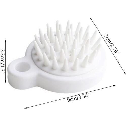 H7JC Shampoo Brush Hair Scalp Massager, FReatech [Wet & Dry] Hair Scalp Massage Brush Soft Silicone Comb for Men, Women, Kids