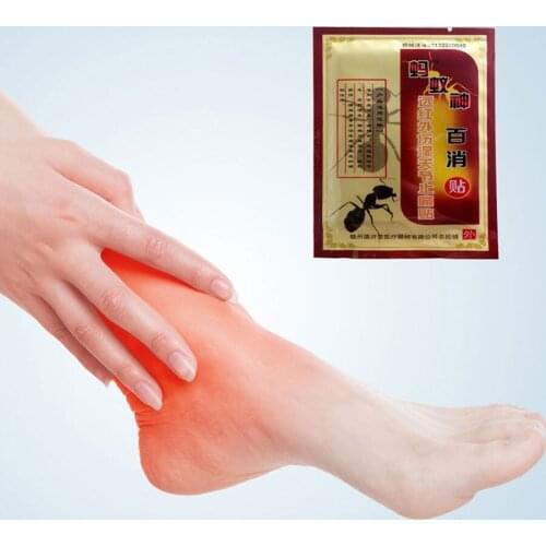 Chinese Medicated Self Heating Joint/Foot Pain Relief Patch Ant venom Analgesic Plasters treatment Cervical spondylosis s