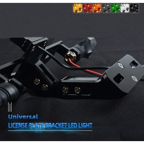 Motorcycle Registration License Plate Bracket Licence Holder Frame Number FOR YAMAHA MT-07 MT07 FZ07 FZ-07 2015 2016 2017 2018