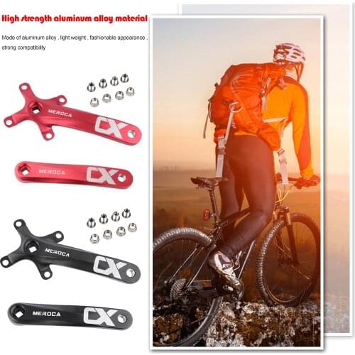 MEROCA Mountain Bike Square Hole Sprocket 104BCD 170mm MTB Crank 32/34/36/38/40/42T MTB Crankset Bicycle parts