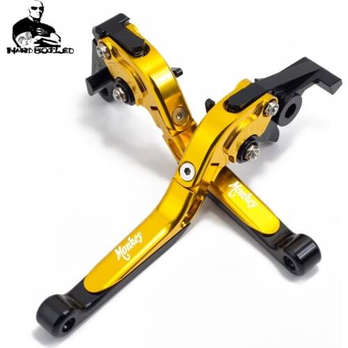 Motorcycle Accessories Handlebar CNC Clutch Brake Levers For Honda Monkey 125 2019 Motorbike Brake Lever Clutch Handle