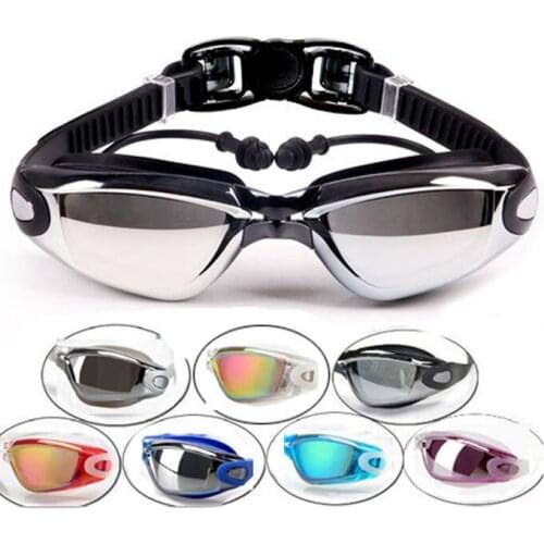 Mens and womens optical swimming glasses, myopia glasses, swimming glasses, professionals, raincoats, adult diving glasses