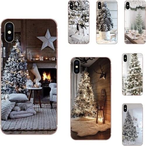 Soft Cell Phone Shell Case Covsr For Huawei Honor 10 10i 20 20i 8S lite Y9 Prime Y7 2019 Y5 2018 p40 lite pro White Christmas
