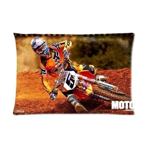 Ryan Dungey AMA SUPERCROSS Zippered Pillowcase Pillow Cover 20x30 inches Birthday Gift For Kids Lover
