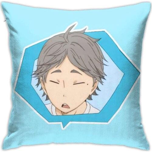 Fall Decor Square Pillowcase Both Sides Print Throw Pillows Cover Anime Pillow Body Cute for Sofa Bedroom Livingroom