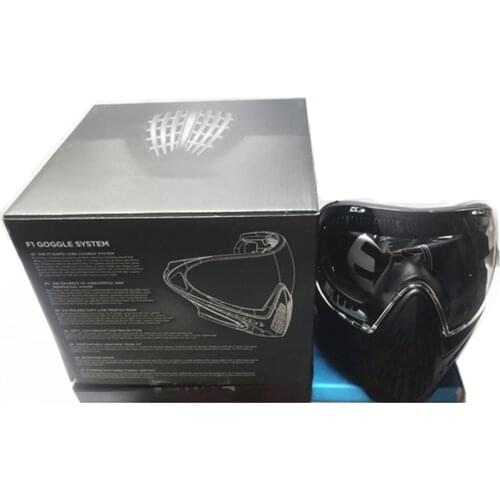 WITH Original Box FMA F1 Full Face Mask With Single Layer Paintball Safety Anti-fog Goggle Mask Tactical Airsoft Equipment