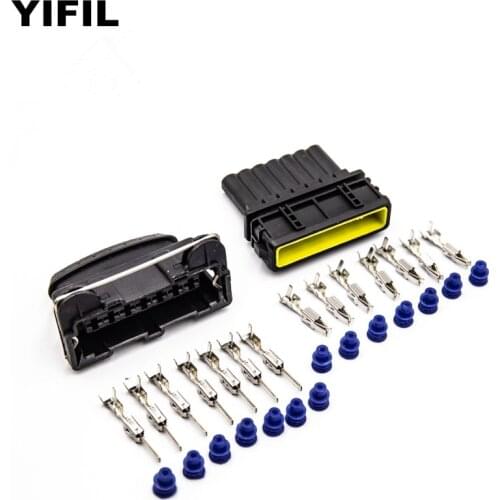 7 Pin/Way Male Female Ignition Amplifier Connector Plug For Bosch Tyco/AMP Ford Cosworth Junior Power Timer(JPT) Ignition Module