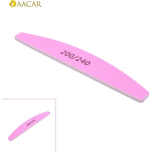 Sanding File Nail Art File Buffer Smooth Buff Shiner Sanding File Block Sponge Grit 200/240 Manicure Shape Shining Buffing Tool
