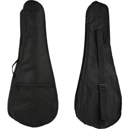 Black Colour Ukulele Bag 600D Single Bag For 21 Inch Ukulele Made in China