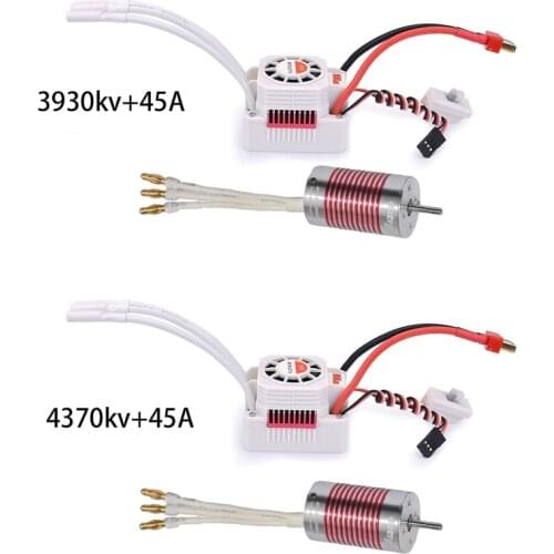 SURPASS HOBBY Platinum Waterproof Series 2845 Brushless Motor &45A ESC for Wltoys 10428/12428 HG P601