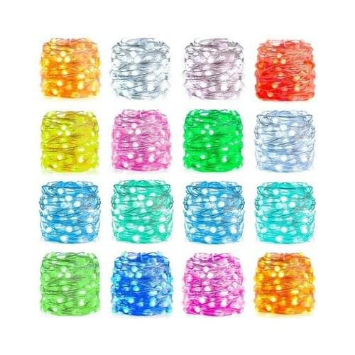 RGB LED Copper Wire Light RGBW LED Fairy String Light 2021 New Christmas Tree Decor LED Lights 5-20M USB Remote Control Lights