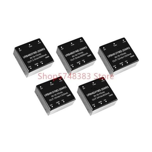 URB4803YMD-20WR3 URB4805YMD-20WR3 URB4812YMD-20WR3 URB4815YMD-20WR3 URB4824YMD-20WR3 Input 9-36v Ultra wide voltage input 18-75v