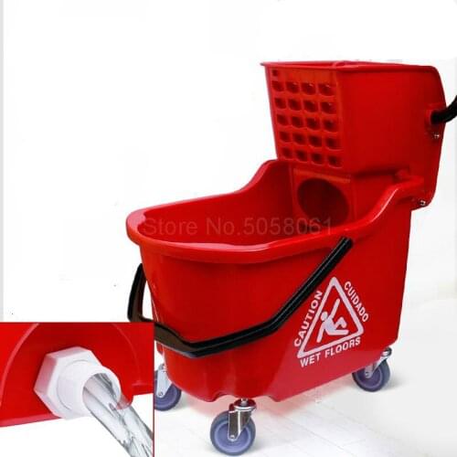 Clean mop water squeezer mop bucket squeeze car bucket mop bucket wash mop water pressure clean car