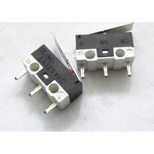 100pcs KW-1 2A Small lever micro limit switch