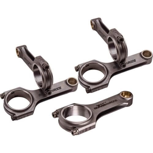 144mm Connecting Rods Conrod For Audi RS2 2.2L Turbo 5cyl Bielle Pleuel 4340 EN24 Connect Rods 5PCS/Set