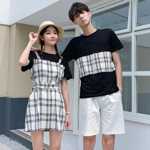 2021 lovers summer dress mens coat and womens dress couples clothes couples clothing