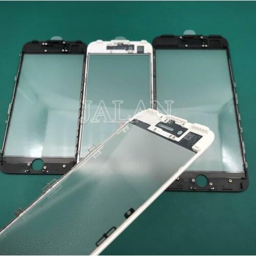 AAA+ quality cold press 3 in 1 Front out Screen panel Glass With Frame oca for Phone 7 7 plus repair Factory price